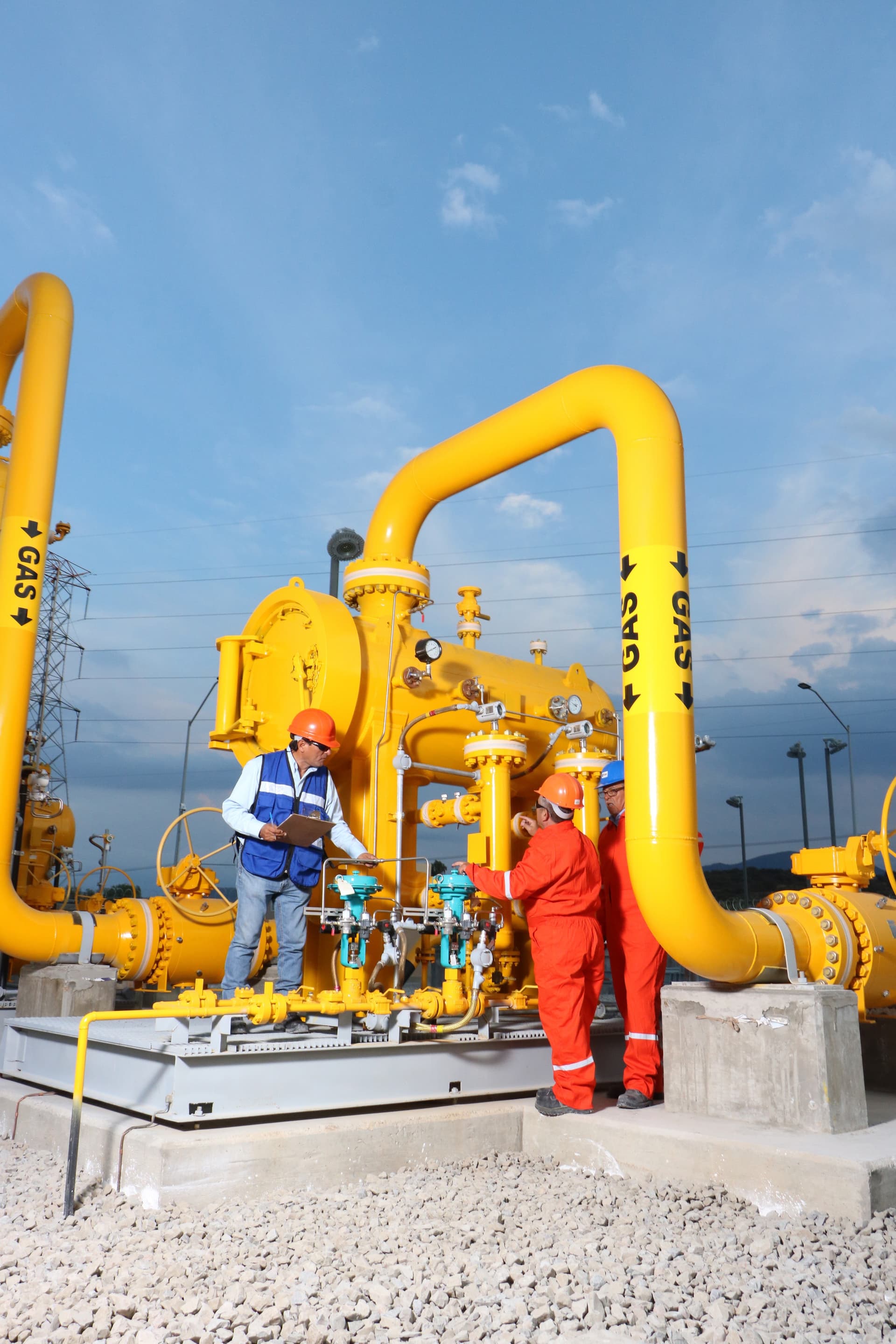 Construcción de estaciones de Regulación de Gas Natural