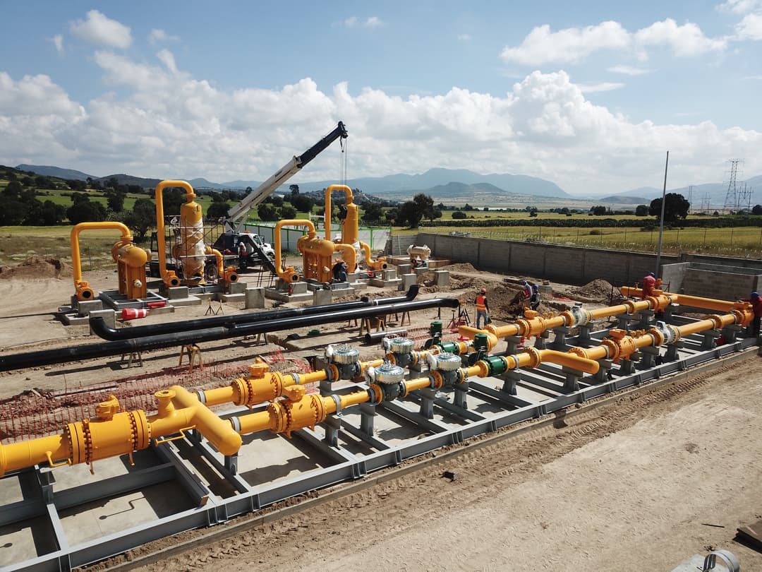 Construcción de estaciones de Regulación de Gas Natural